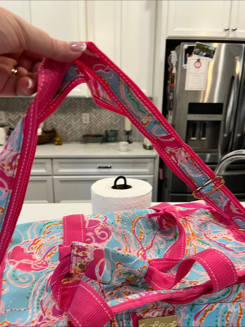 Lilly Pulitzer vibrant swirl